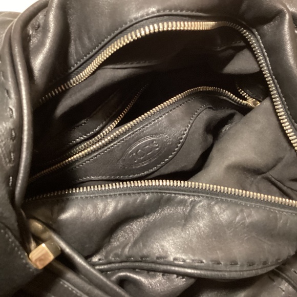 TODS black leather bag - Picture 3 of 6